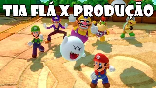 Tia Flá X Produção Game MARIO PARTY Boo X Daisy X Peach X Mario