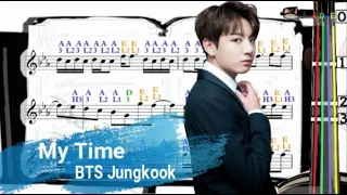 My Time | BTS Jungkook | Violin SHEET MUSIC [With Fingerings] [Level 5]
