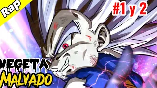 Qué pasaría si vegeta se vuelve malo parte 1 y 2 completa | Teorias de Rap