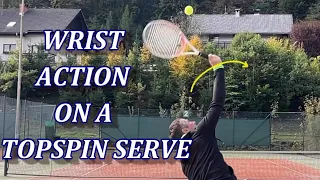 Wrist Action On A Topspin Tennis Serve