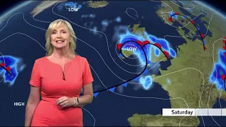 WEATHER FOR THE WEEK AHEAD - 03/08/2023 - UK Weather Forecast - BBC WEATHER - Carol Kirkwood