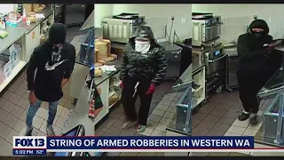 String of armed robberies in Western WA