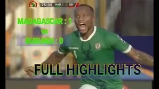 MADAGASCAR vs BURUNDI (1 - 0) Full Highlights & Goals HD Video