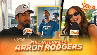 Aaron Rodgers on Sean Payton Comments, Being the New Guy, Getting Slim, & Being a Leader in New York