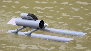 How To Make a EDF Boat - Jet Boat From PVC Pipe - Boat