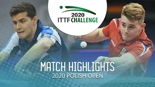 Konrad Kulpa vs Radek Skala | 2020 ITTF Polish Open Highlights (Group)