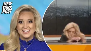 Meteorologist Alissa Carlson Schwartz reveals reason she collapsed in frightening live TV moment