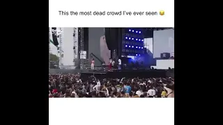 DEAD CROWD REACTION TO COI LERAY AT ROLLING LOUD