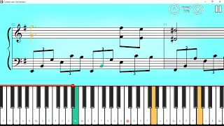 Nocturne in E  minor, Chopin [Sheet Music Piano Tutorial, made with ToPiano]