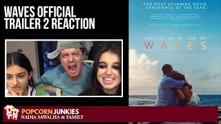 WAVES (Official Trailer 2) The Popcorn Junkies FAMILY REACTION