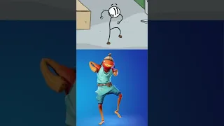 NEW Fortnite *Distraction Dance* Emote vs Original! (Henry Stickmin)