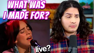 Billie Eilish's STUNNING Performance of "What Was I Made For?" l Vocal Coach Reacts