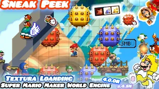 Nuevo Avance de Super Mario Maker Wolrd Engine 4.0.0R y 3.4.5Fix Sneak Peek🤔