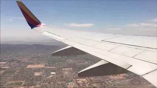 Southwest Airlines - Full Flight POV: Phoenix, AZ (PHX) to Burbank, CA (BUR)