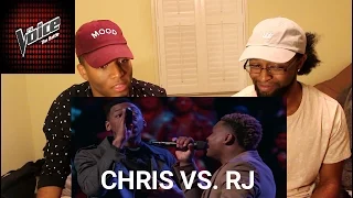The Voice Battle - Chris Blue vs. RJ Collins: "Adorn" (REACTION)