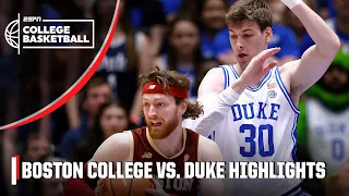 Boston College Eagles vs. Duke Blue Devils | Full Game Highlights | ESPN College Basketball