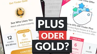 Tinder Plus oder Tinder Gold? - Entscheide Dich für das richtige Abo! | Andreas Lorenz