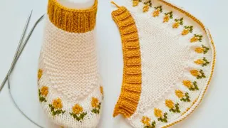 Ladies socks for any size/ Easy Simple Wollen Socks 🧦 लेडीज़ जुराब बनाए बहुत ही आसानी से !
