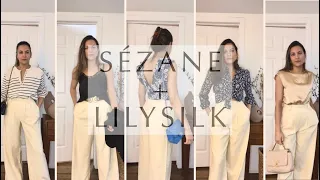 Sézane Loulou Trousers 21 Outfit Ideas | TRY-ON HAUL