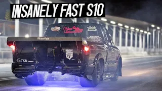 2,000hp Chevy S10 is so Fast, it’s almost not fair.. (Jason Cantu Dominates Yello Belly)