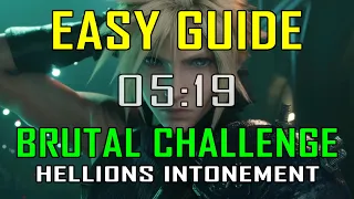 Final Fantasy 7 Rebirth - EASY WAY to defeat BRUTAL CHALLENGE: HELLIONS INTONEMENT