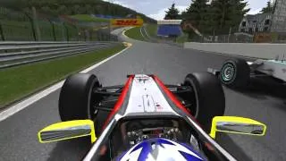 Adrian F1 onboard from 18th to 3rd 3 laps Spa-Francorchamps (rFactor)