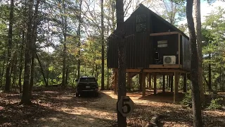 ‘Whiskey on the River’ lodging property on the Leaf River in Petal, Mississippi. Oct. 2023