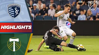 Sporting Kansas City vs. Portland Timbers | 2 Red Cards in 2 Minutes! | HIGHLIGHTS