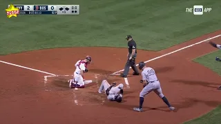 Yankees' Gleyber Torres unloads the bases for a three-run Little League home run vs Red Sox