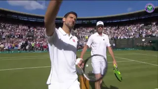 Querrey celebrates shock win over Djokovic