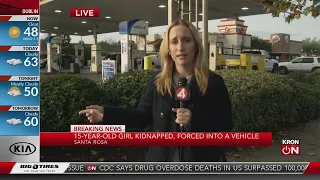 15-year-old  abducted from ARCO gas station  in Santa Rosa