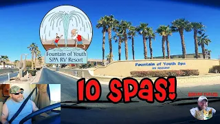 Fountain of Youth Resort ~ 10 Soothing Mineral Spas & A TRUE RV Paradise in the Desert