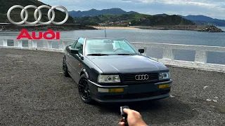 POV Classic 1998 Audi 80 B4 Cabriolet | Stunning Coast and Sea Breezes | Pure Drive Vibes