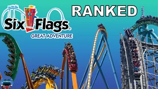 Ranking Six Flags Great Adventure's Roller Coasters (2022)
