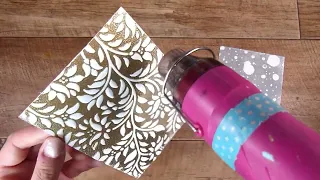 Heat Embossing With Embossing Folders...Is It Possible??