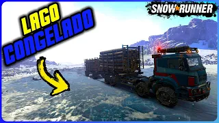 Transporte De Toras No Meio Do Gelo | SNOWRUNNER Península de Kola | Logitech G920 Gameplay [PC]