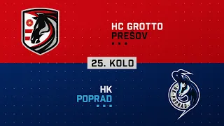 25.kolo HC Grotto Prešov - HK Poprad HIGHLIGHTS