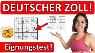 🇩🇪🇩🇪🇩🇪 SCHAFFST DU DEN ZOLL EINSTELLUNGSTEST? | Übung zu Prozentrechnung, Zahlenreihen & Matrizen