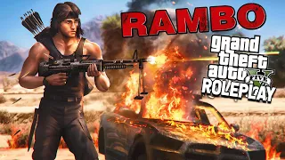 RAMBO DESTROYS THE COPS - GTA RP