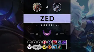 Zed Mid vs Hwei - KR Master Patch 14.9