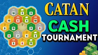 Catan CASH TOURNAMENT Analysis (Balanced Strategy)