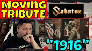 SABATON - 1916 (Official Music Video) | OLDSKULENERD REACTION