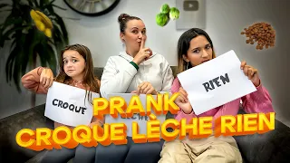 VIDEO PRANK LÈCHE CROQUE RIEN