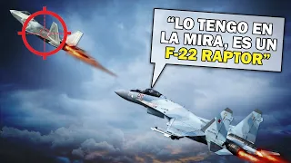 El F-22 Raptor fue INTERCEPTADO por un Su-35 ruso