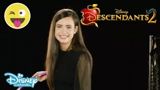 Descendants 2 | Hula Hoop Challenge ft. Sofia Carson | Official Disney Channel UK