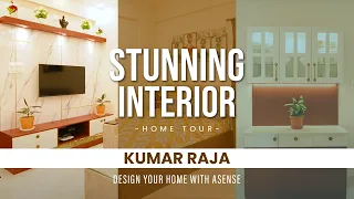 Kumar Raja's Whitefield Wonderland: A Home Interior Transformation by Asense Interior// Bangalore