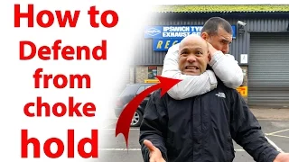 How to get out of a Choke Hold | Street fighting