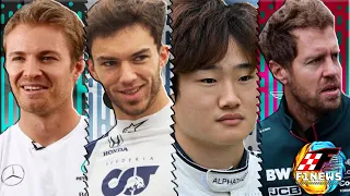 😰¿QUE?😰 ROSBERG ALUCINA GASLY NO ES DE RED BULL 🏎️ TSUNODA RELAX POR RADIO 🏎️ VETTEL EFICAZ E INUTIL