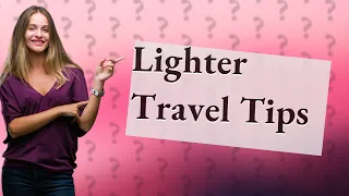 Can I take lighter in luggage?