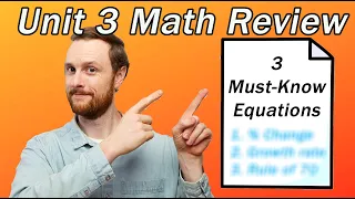 AP Environmental Science Unit 3 MATH Review Video (All The Equations You Need to Know!)